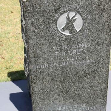 GREEN T.K. -1941