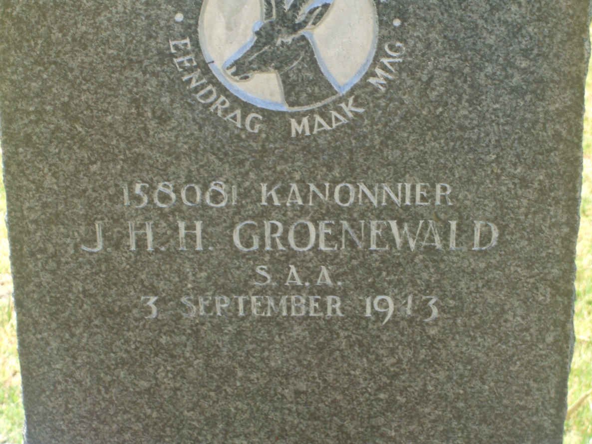 GROENEWALD J.H.H. -1913