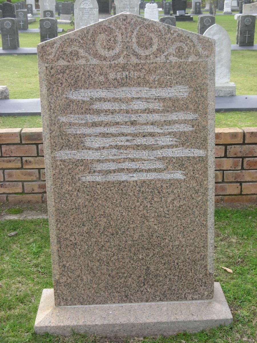 GRANT George Lesley -1901