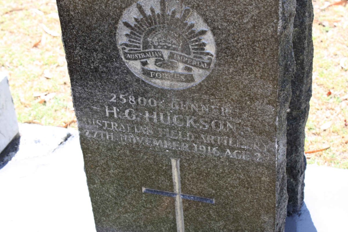 HUCKSON H.G. -1916
