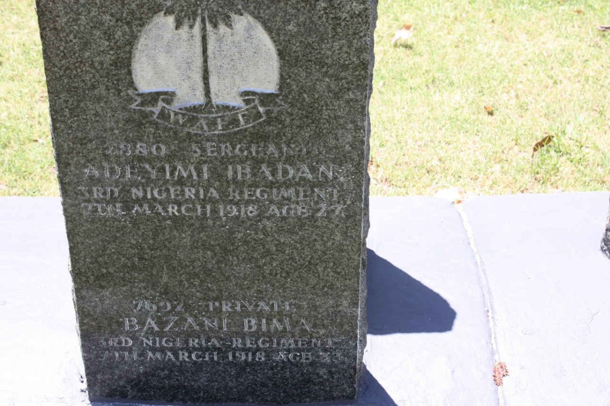 IBADAN Adeyimi -1918 :: BIMA Bazani -1918