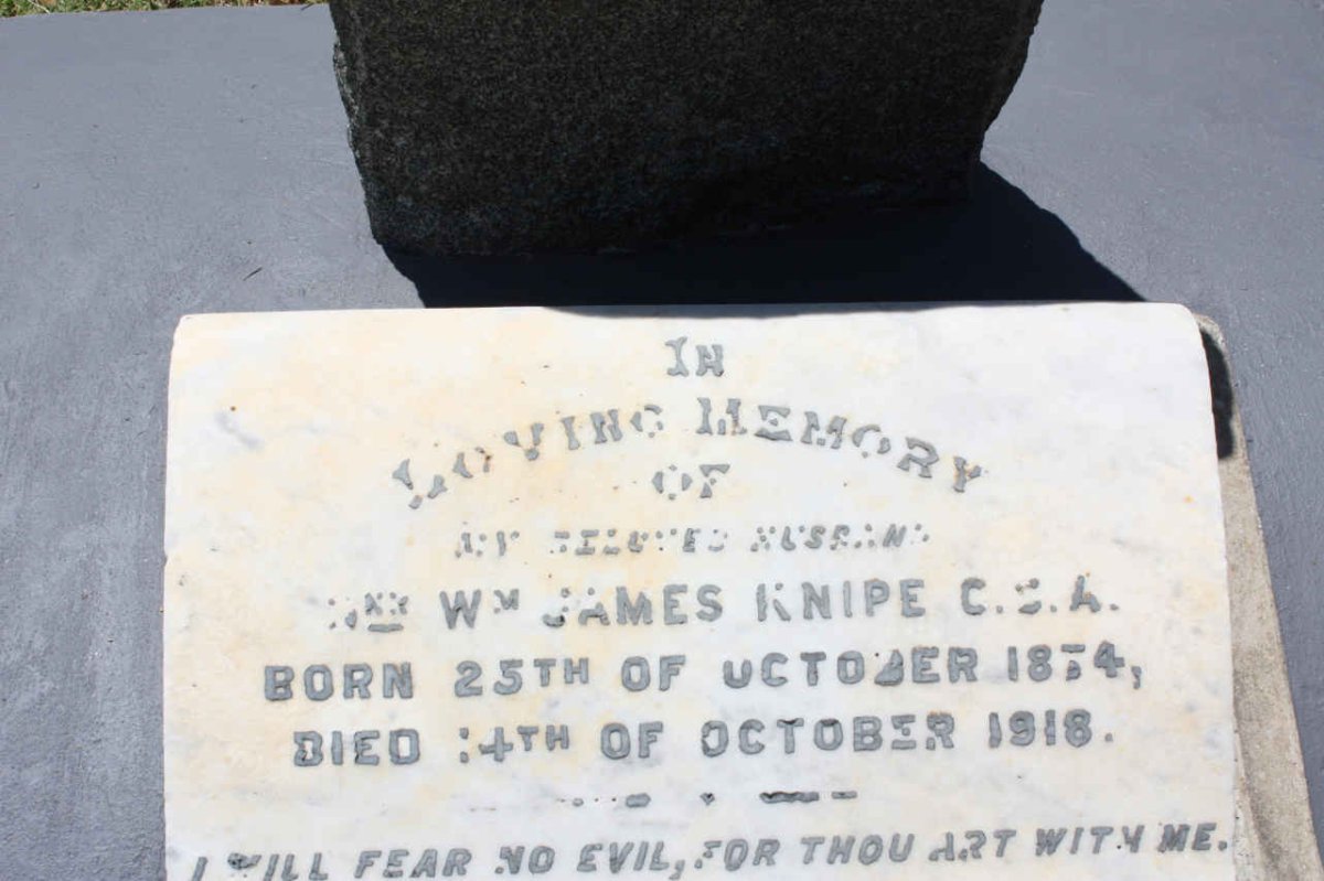 KNIPE  W. James 1874-1918
