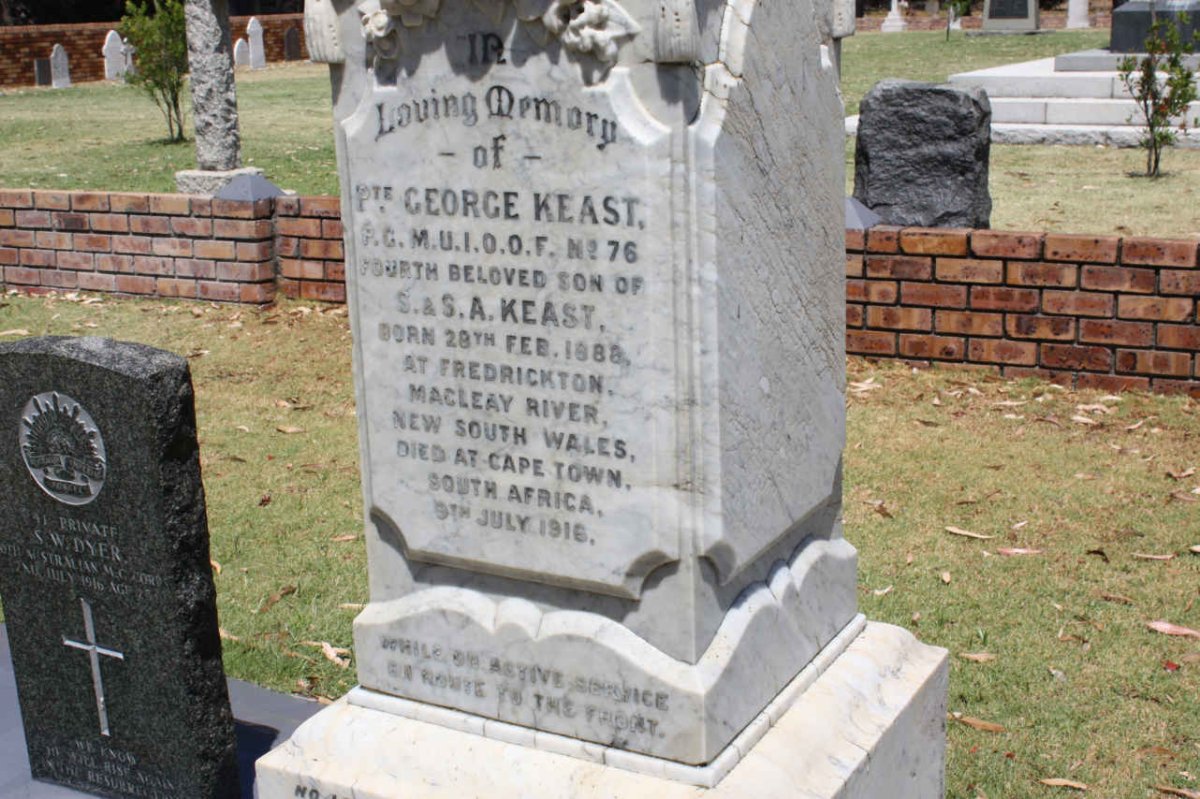 KEAST G. 1888-1916