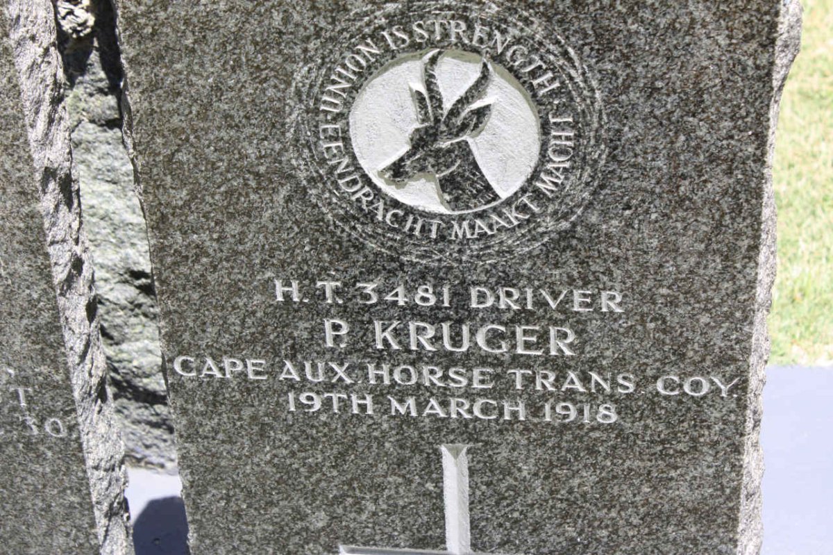 KRUGER P. -1918