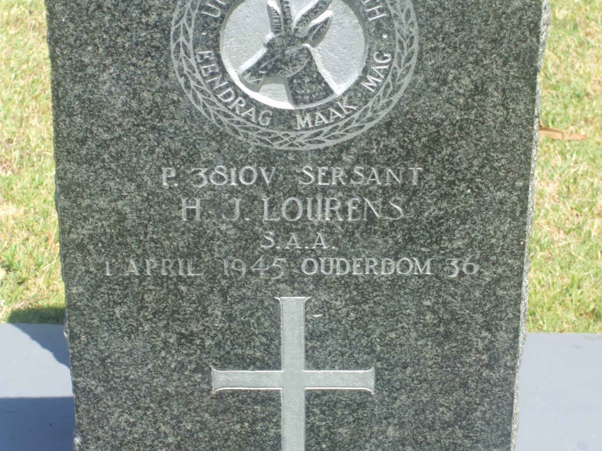 LOURENS H.J. -1945