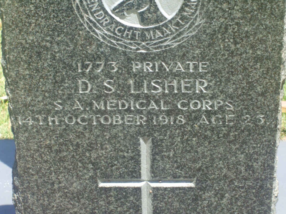 LISHER D.S. -1918