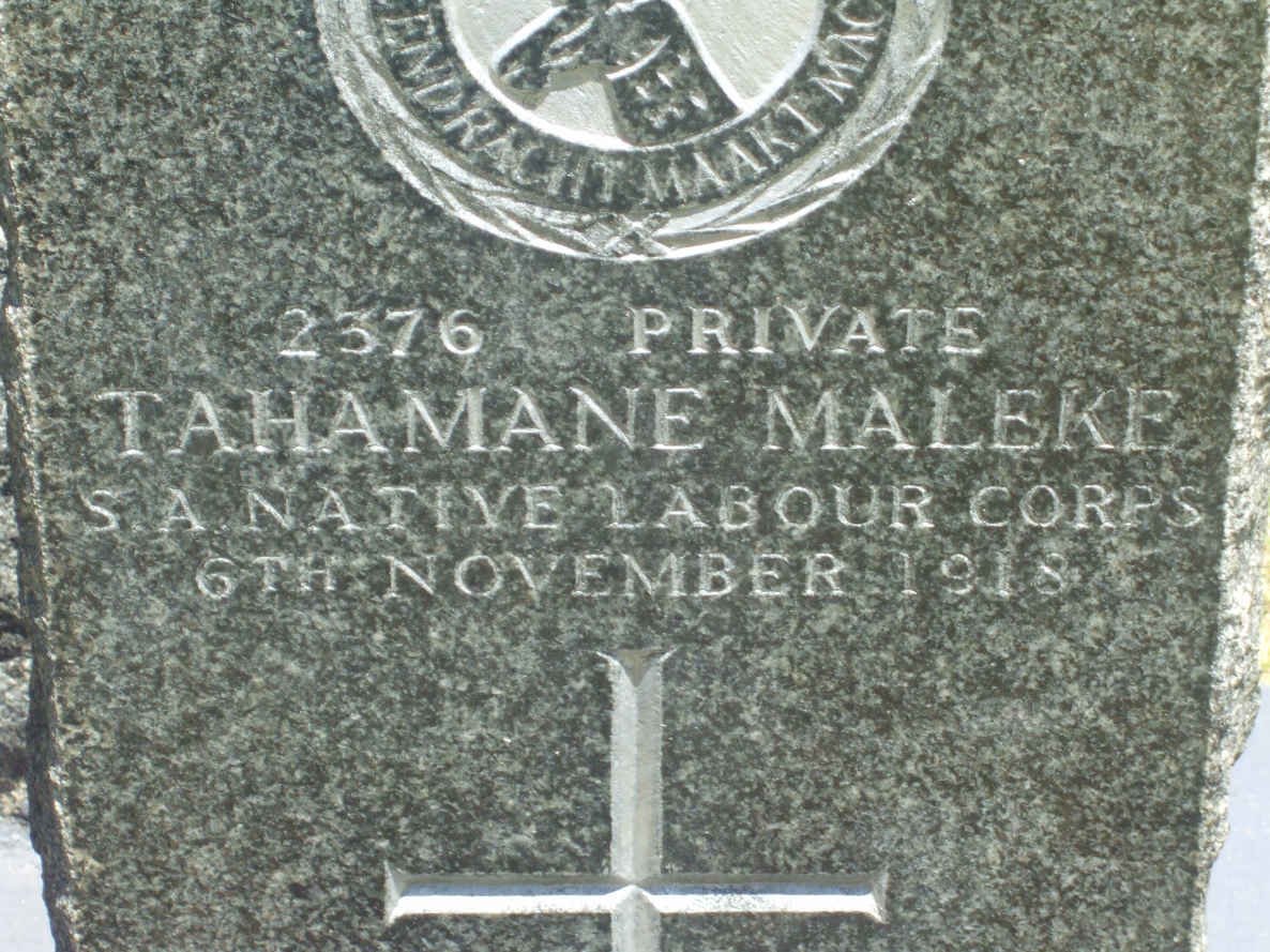 MALEKE Tahamane −1918