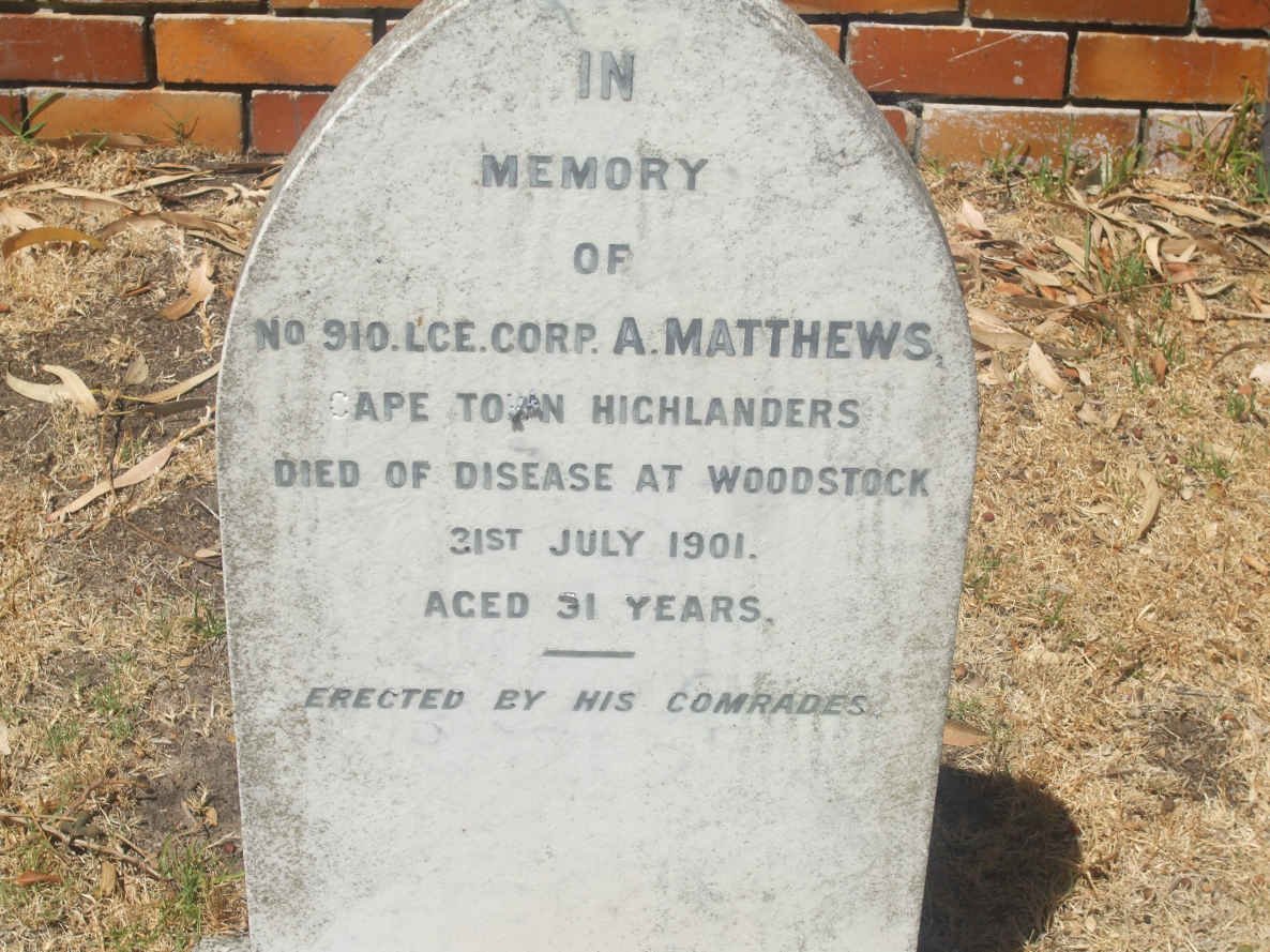MATTHEWS A. -1901