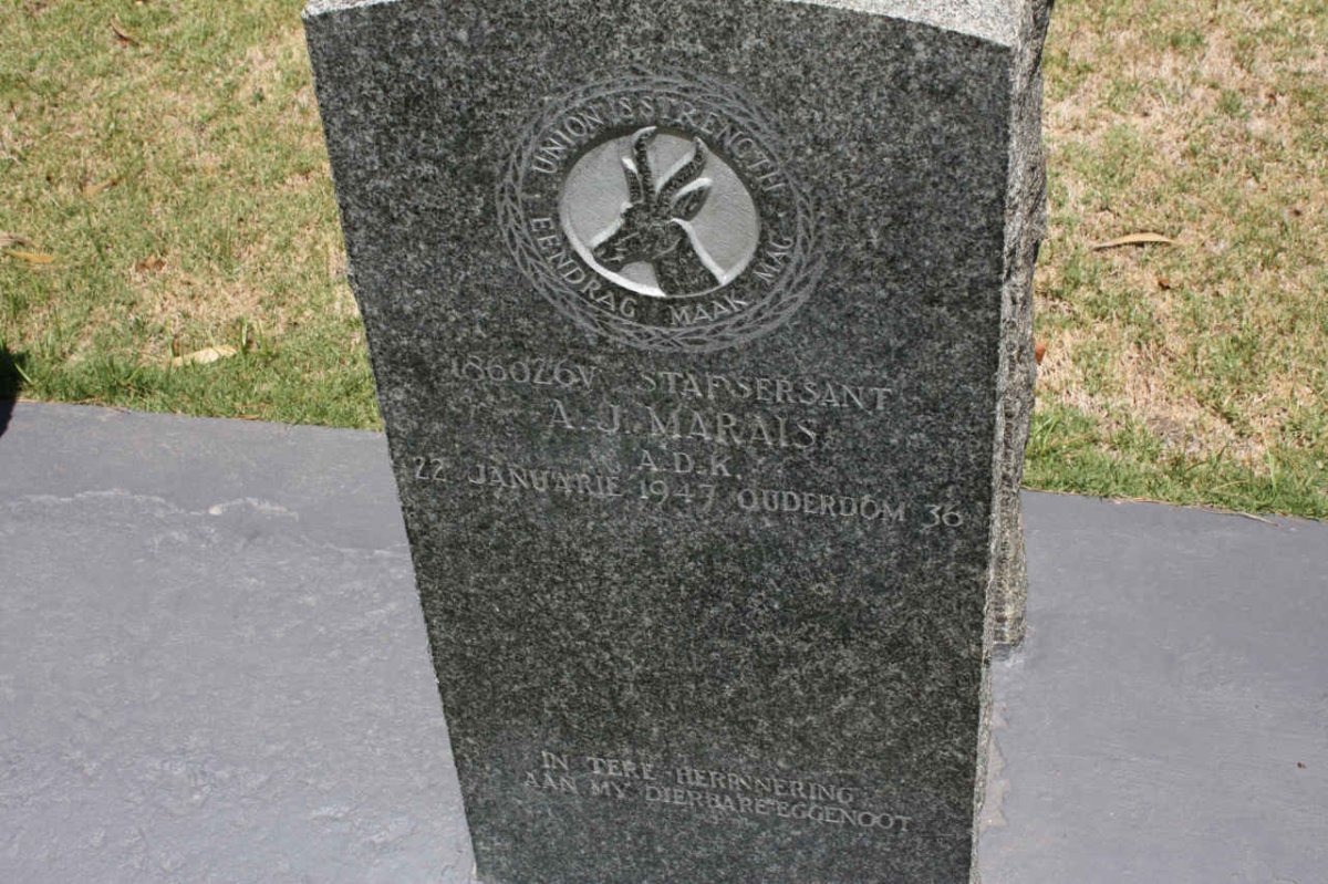 MARAIS A.J. -1947