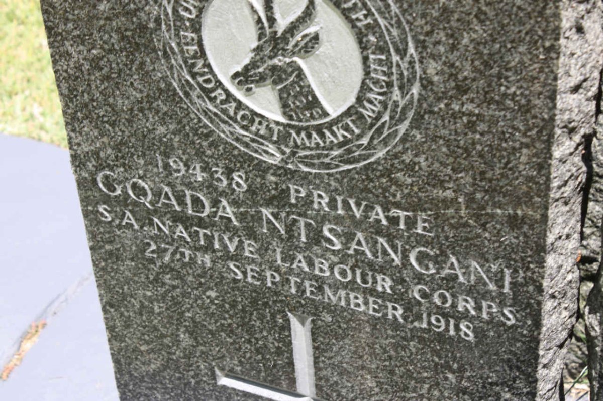 NTSANGANI Gqada -1918