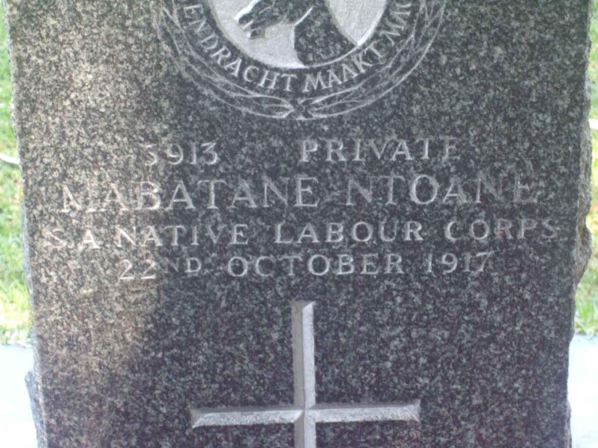 NTOANE Mabatane −1917