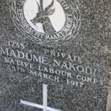 NAKODI Madume -1917