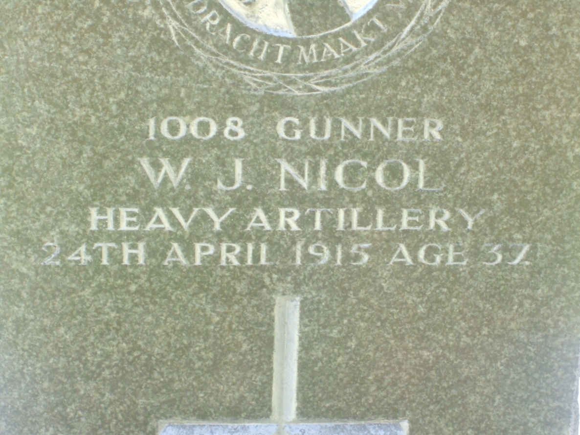NICOL W.J. -1915