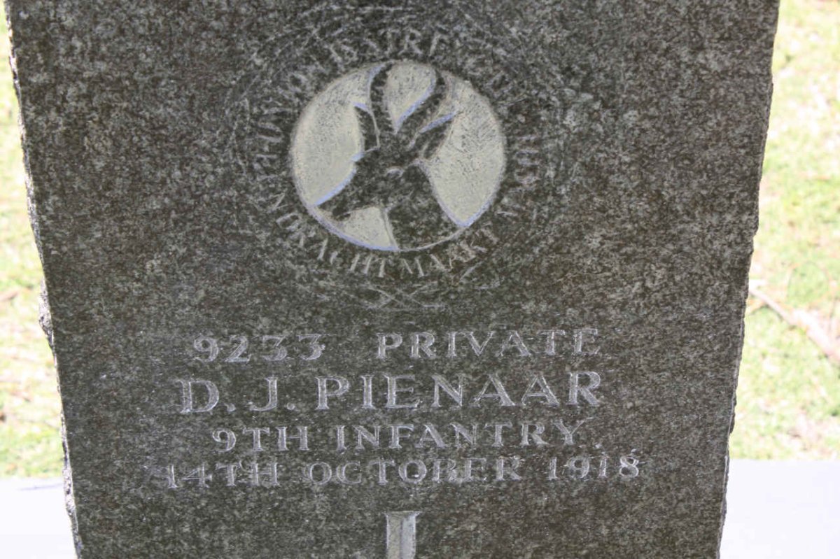 PIENAAR D.J. -1918
