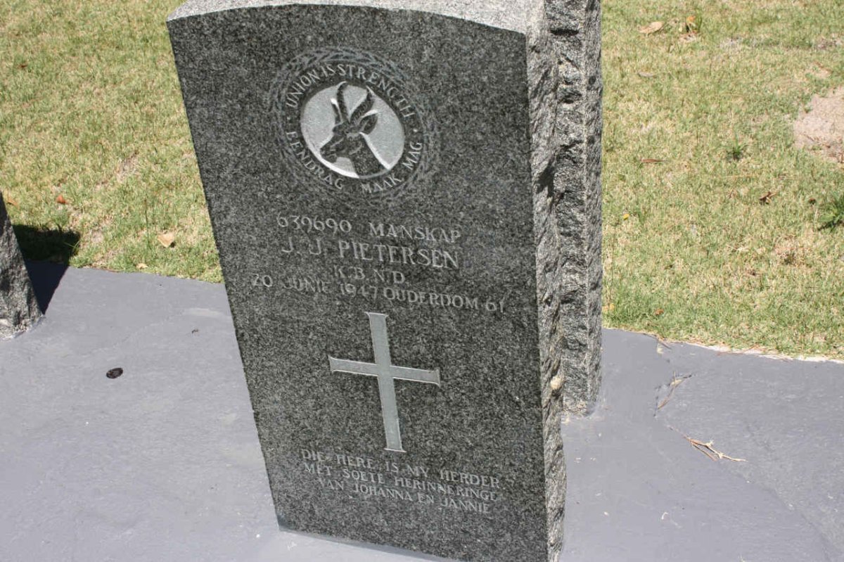 PIETERSEN J.J. -1947