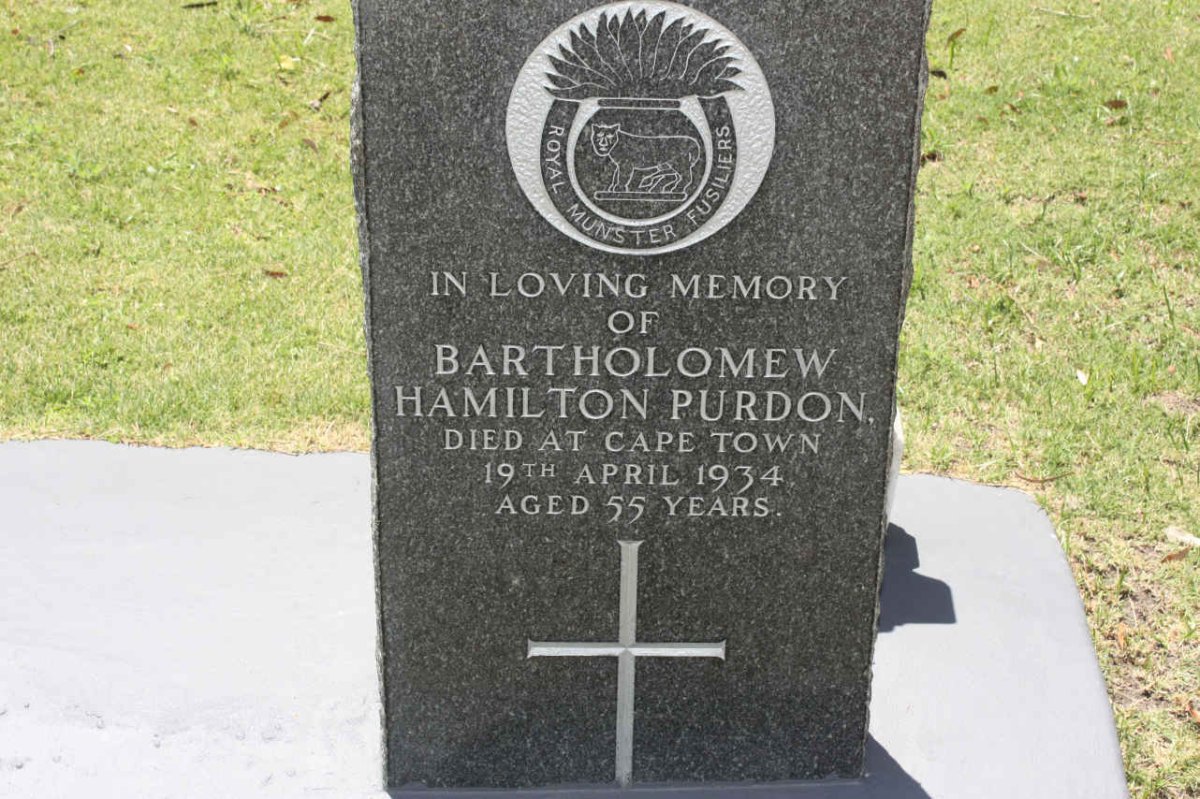 PURDON Bartholomew Hamilton -1934