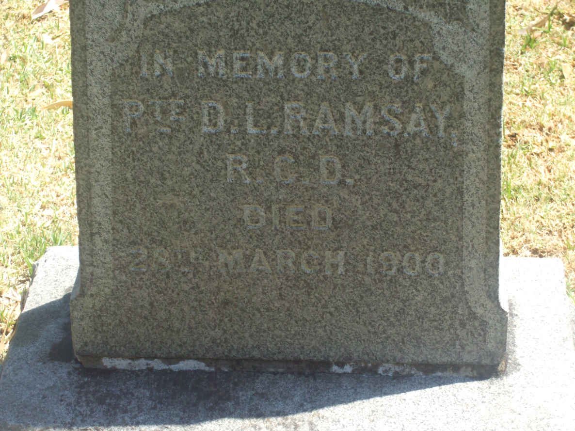 RAMSAY D.L. -1900