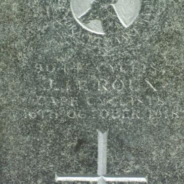 ROUX J., le −1918