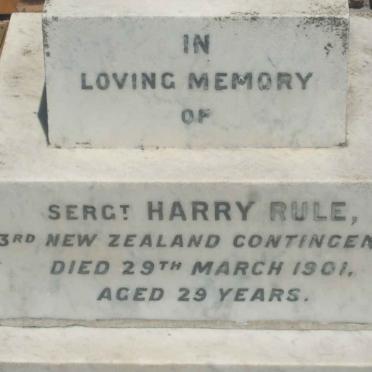 RULE Harry -1901