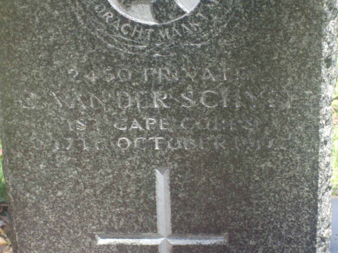 SCHYFF C., van der −19?