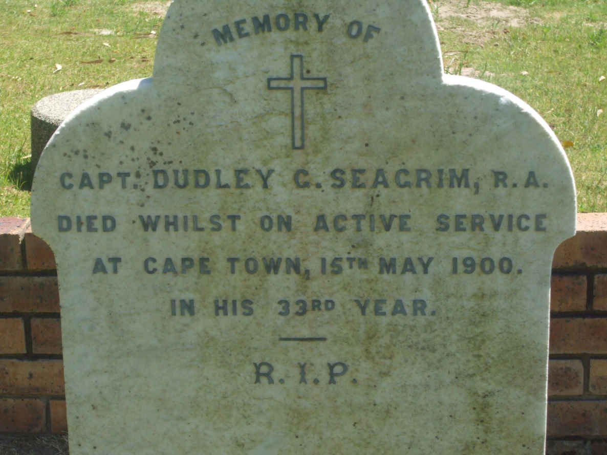 SEAGRIM Dudley G. -1900
