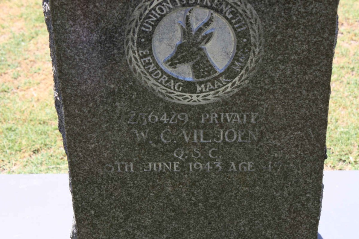 VILJOEN W.C. -1943