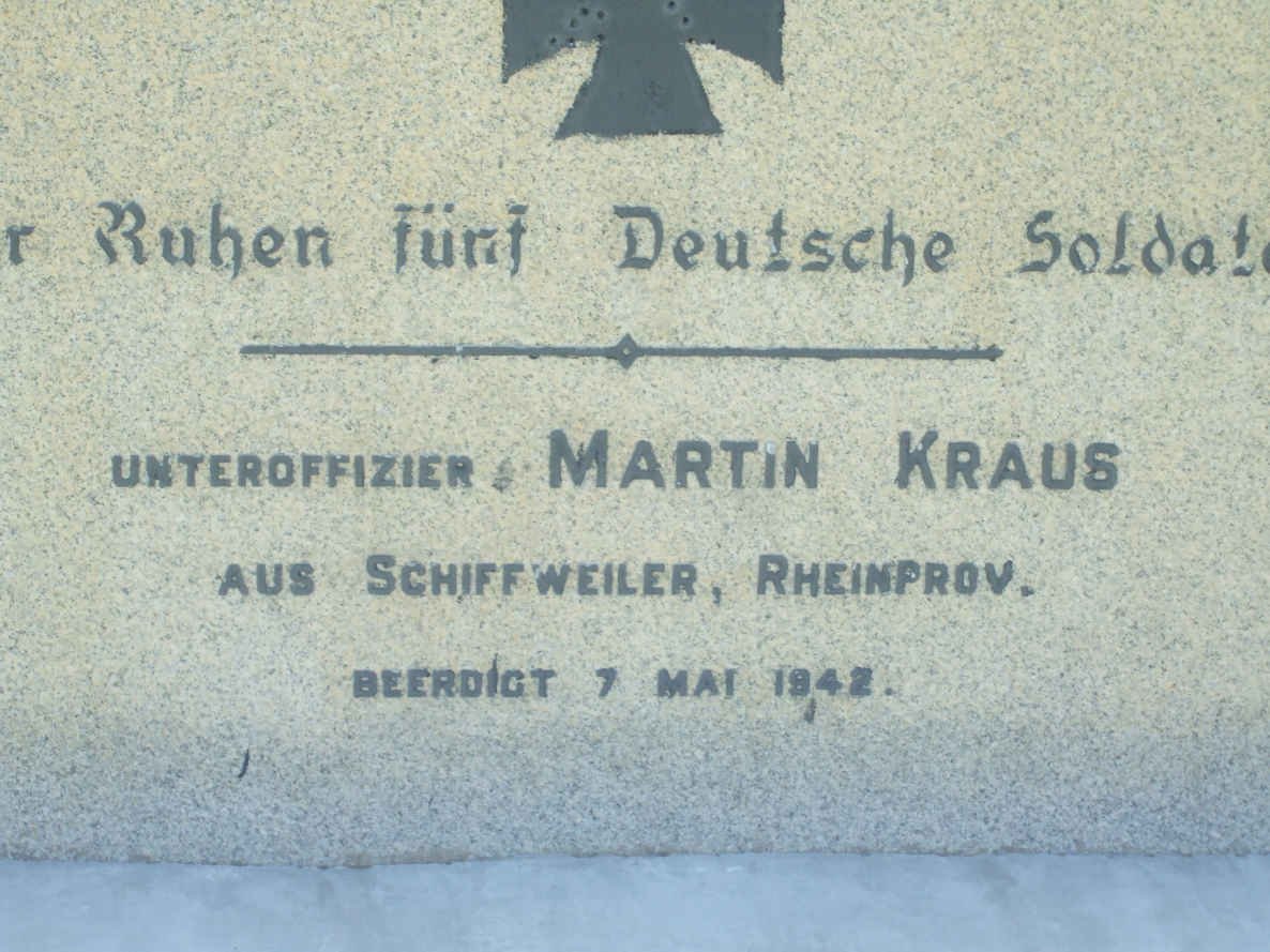 KRAUS Martin -1942