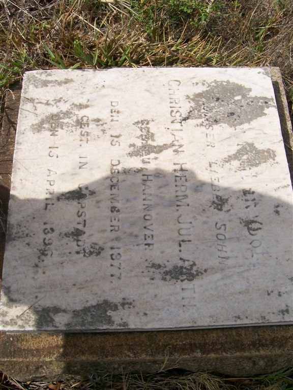 ARTH Christian H.J. 1877-1896