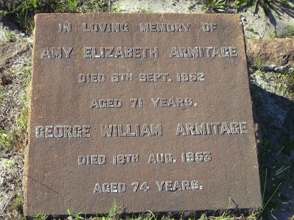 ARMITAGE George William -1953 &amp; Amy Elizabeth -1952 