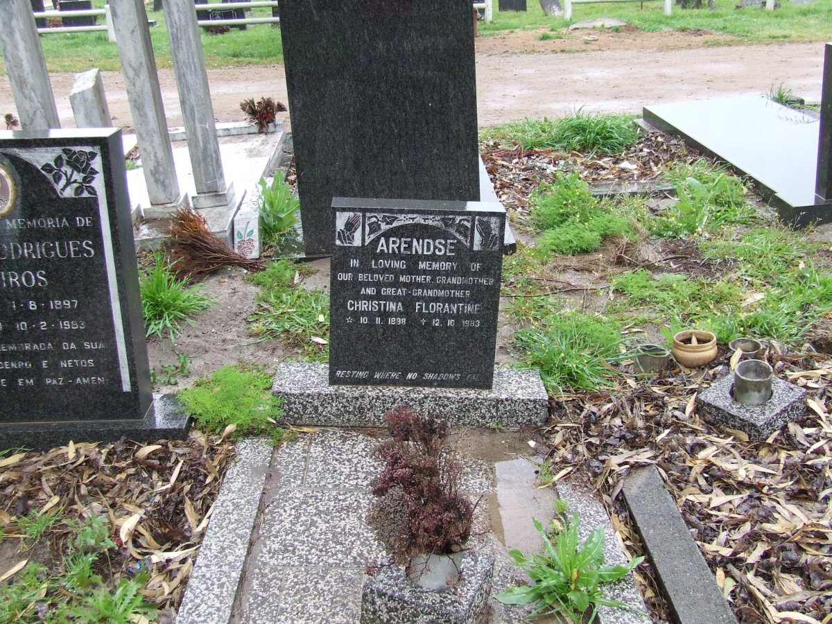 ARENDSE Christina Florantine 1898-1983