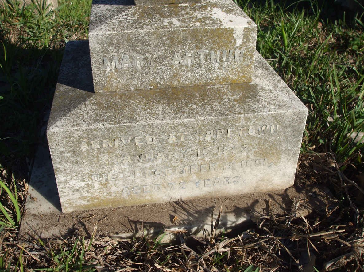 ARTHUR Mary -1891