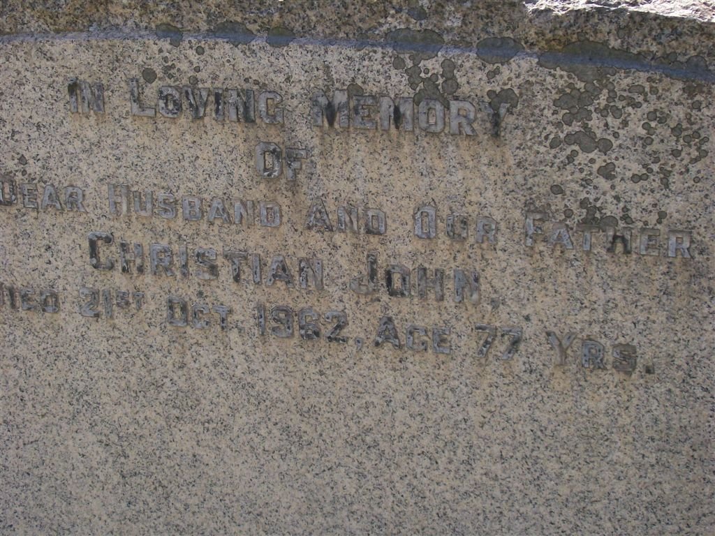 ARENDSE  Christian John -1962