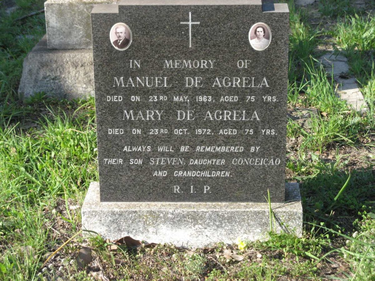 AGRELA Manuel, de -1963 &amp; Mary -1972