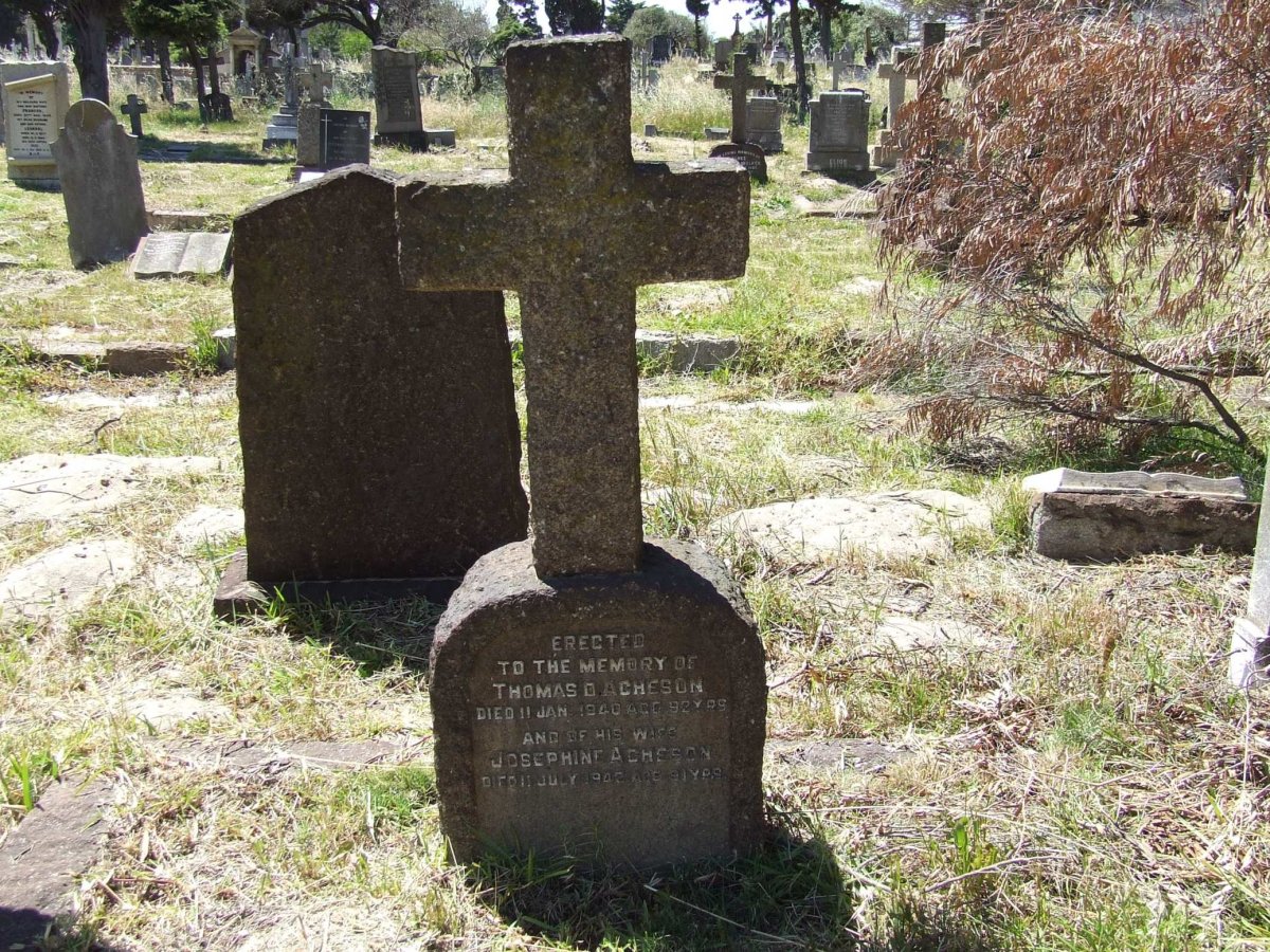 ACHESON Thomas D. -1940 &amp; Josephine -1942