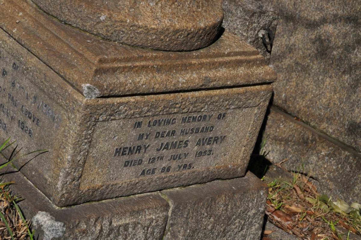 AVERY Henry James -1953 &amp; Elizabeth Walker -1957 :: FOSTER F.E. nee AVERY -1928