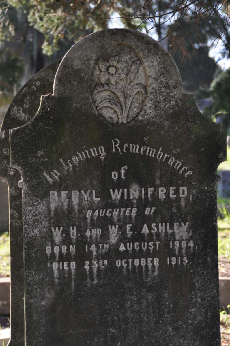 ASHLEY Beryl Winifred 1904-1915