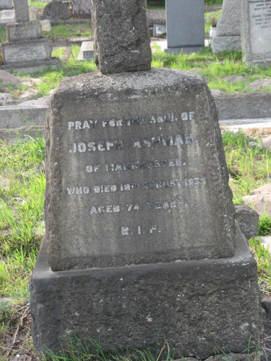ASHMAN Joseph -1935