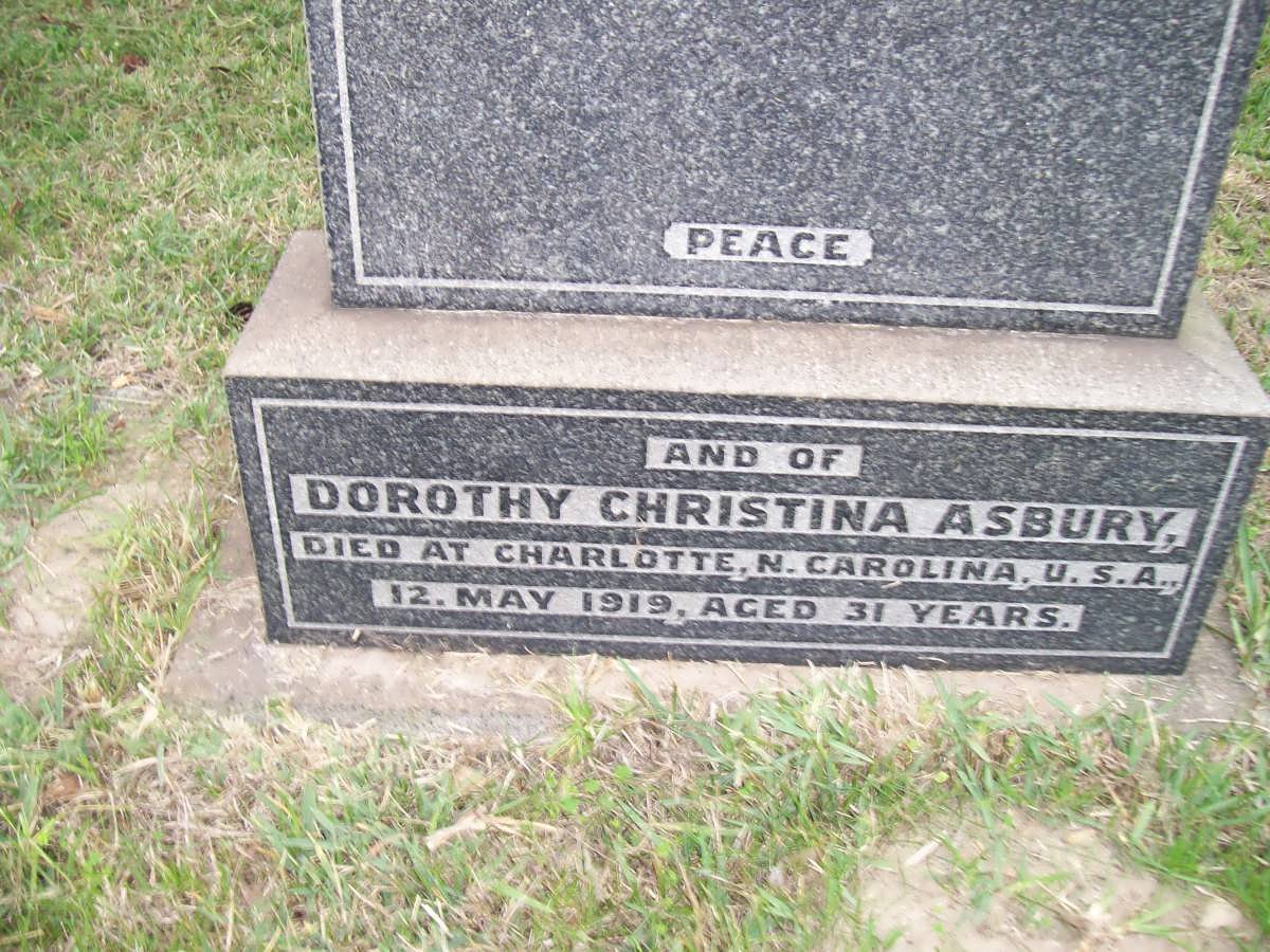 ASBURY Dorothy Christina -1919
