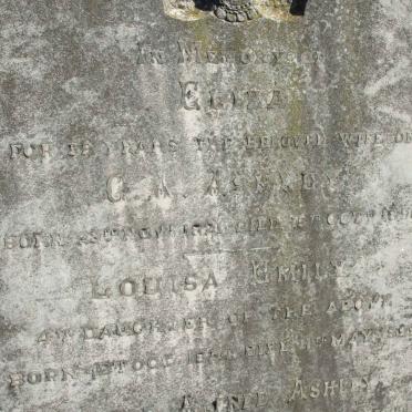 ASHLEY Eliza 1821-1898 :: ASHLEY Louisa Emily ?