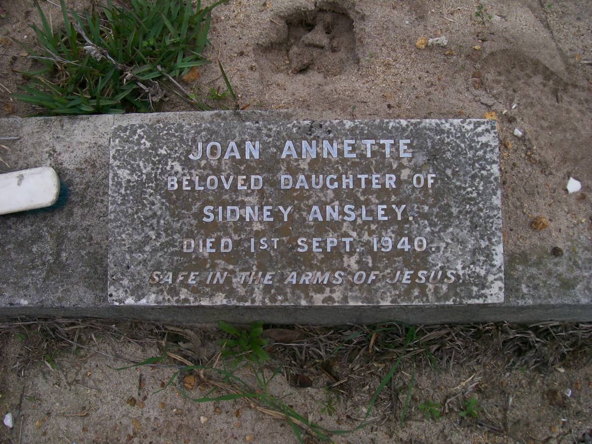 ANSLEY Joan Annette -1940