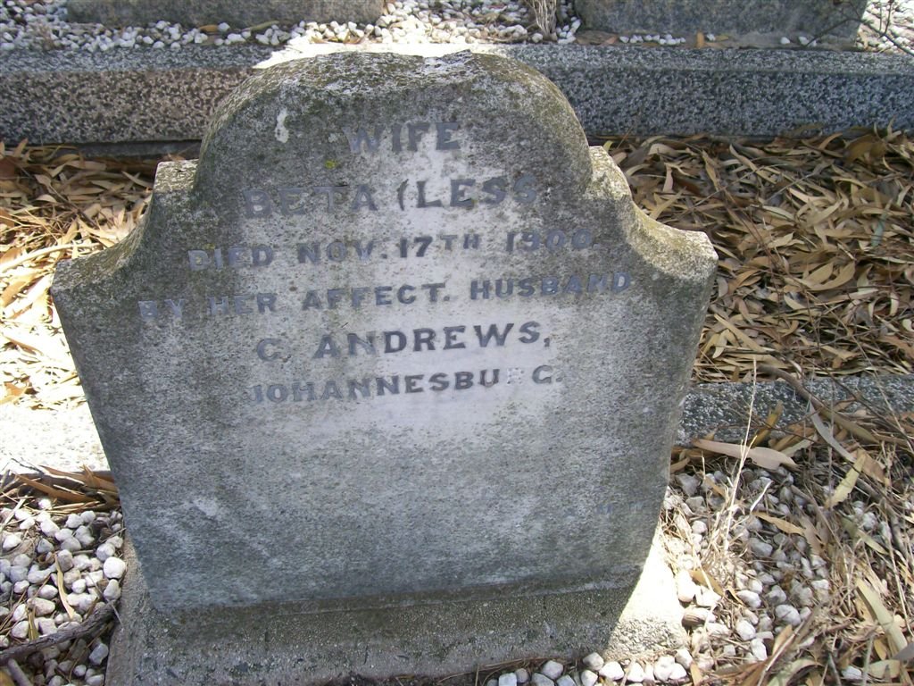 ANDREWS Beta nee LESS -1900
