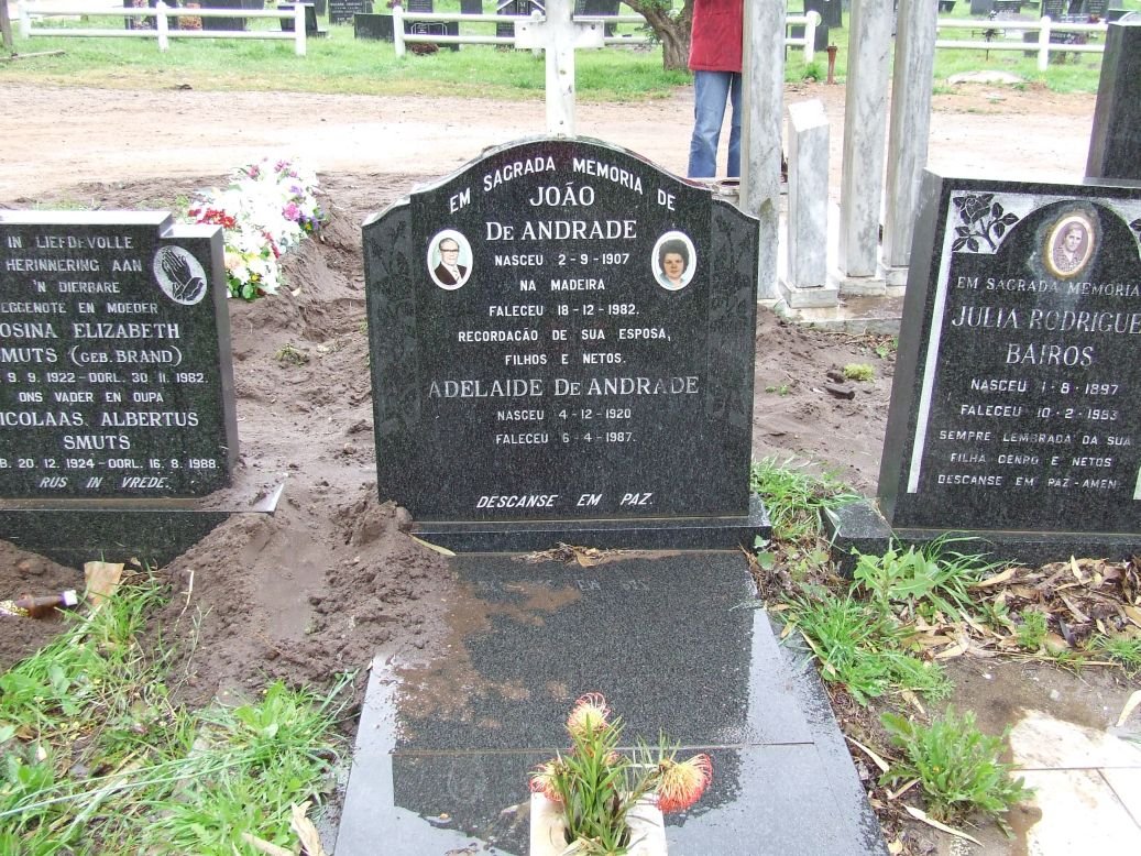 ANDRADE Joao, de 1907-1982 &amp; Adelaide 1920-1987