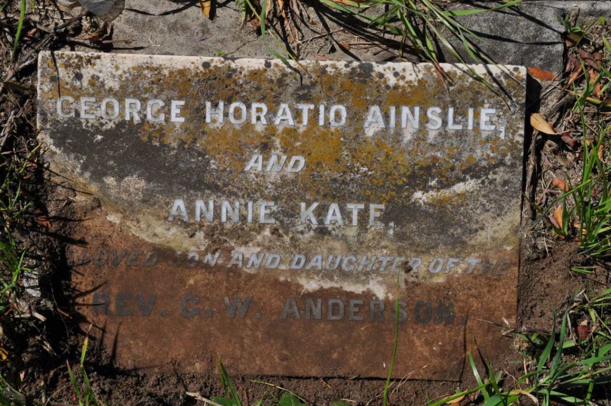 ANDERSON George Horatio Ainslee :: ANDERSON Annie Kate
