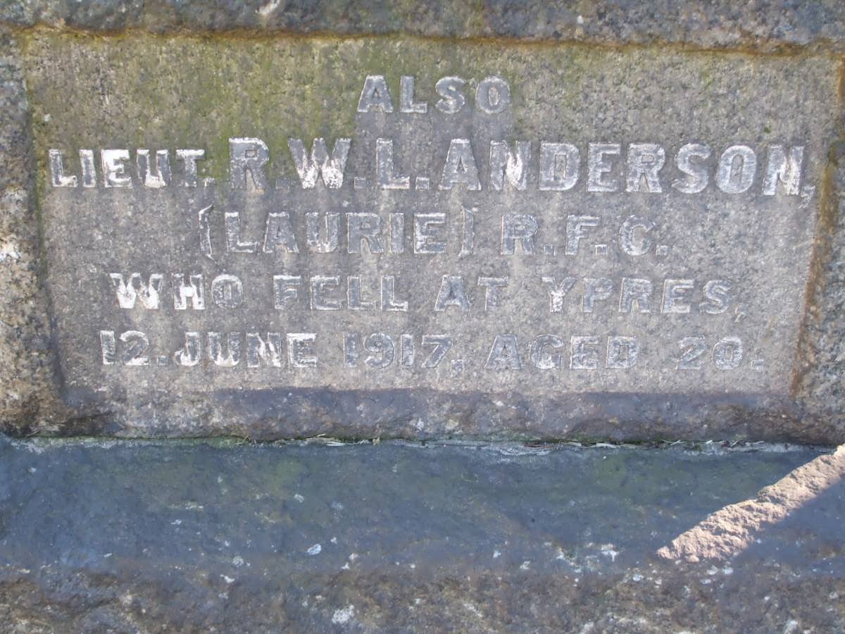 ANDERSON R.W.L. -1917