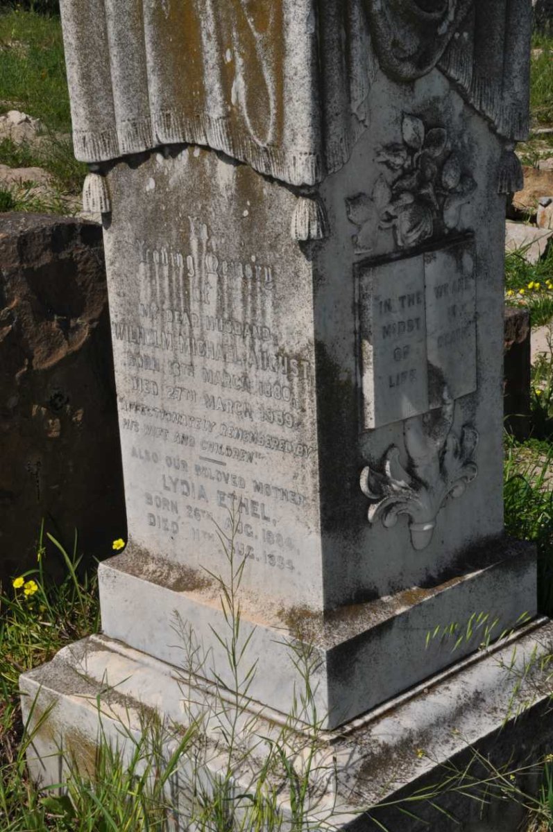 AUGUST Wilhelm Michael 1880-19?? &amp; Lydia Ethel 1884-19?? ::  AUGUST Alwin William 190?-1920