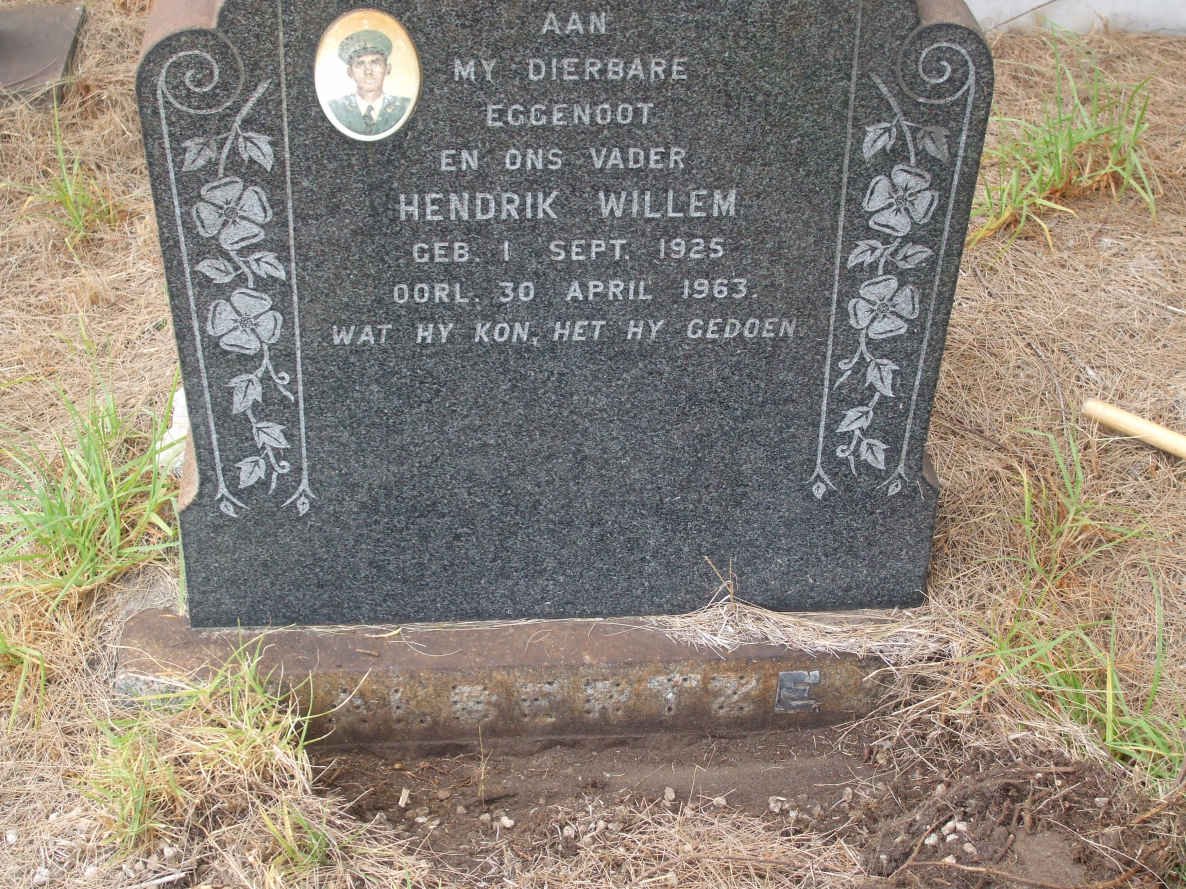 ALBERTZE Hendrik Willem 1925-1963