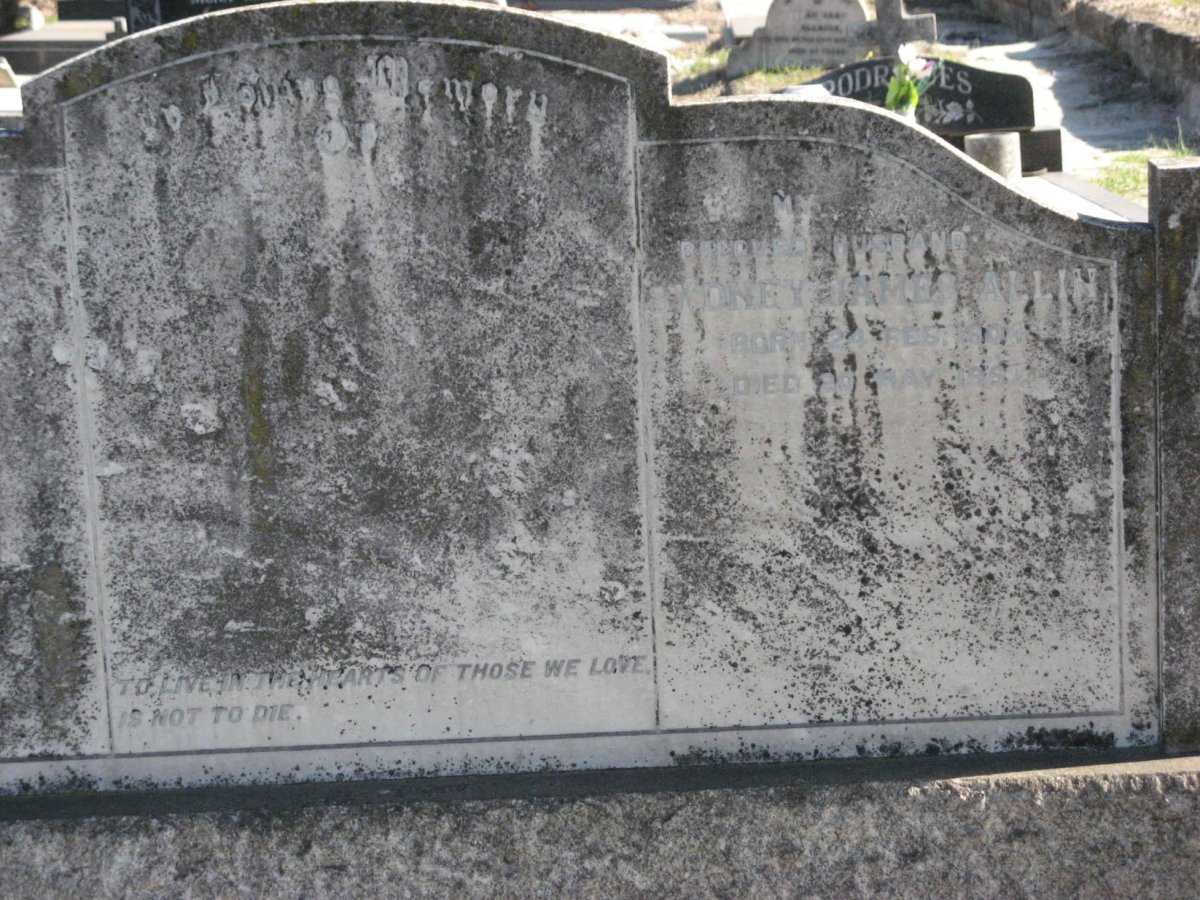 ALLIN Sydney James 1904-1957