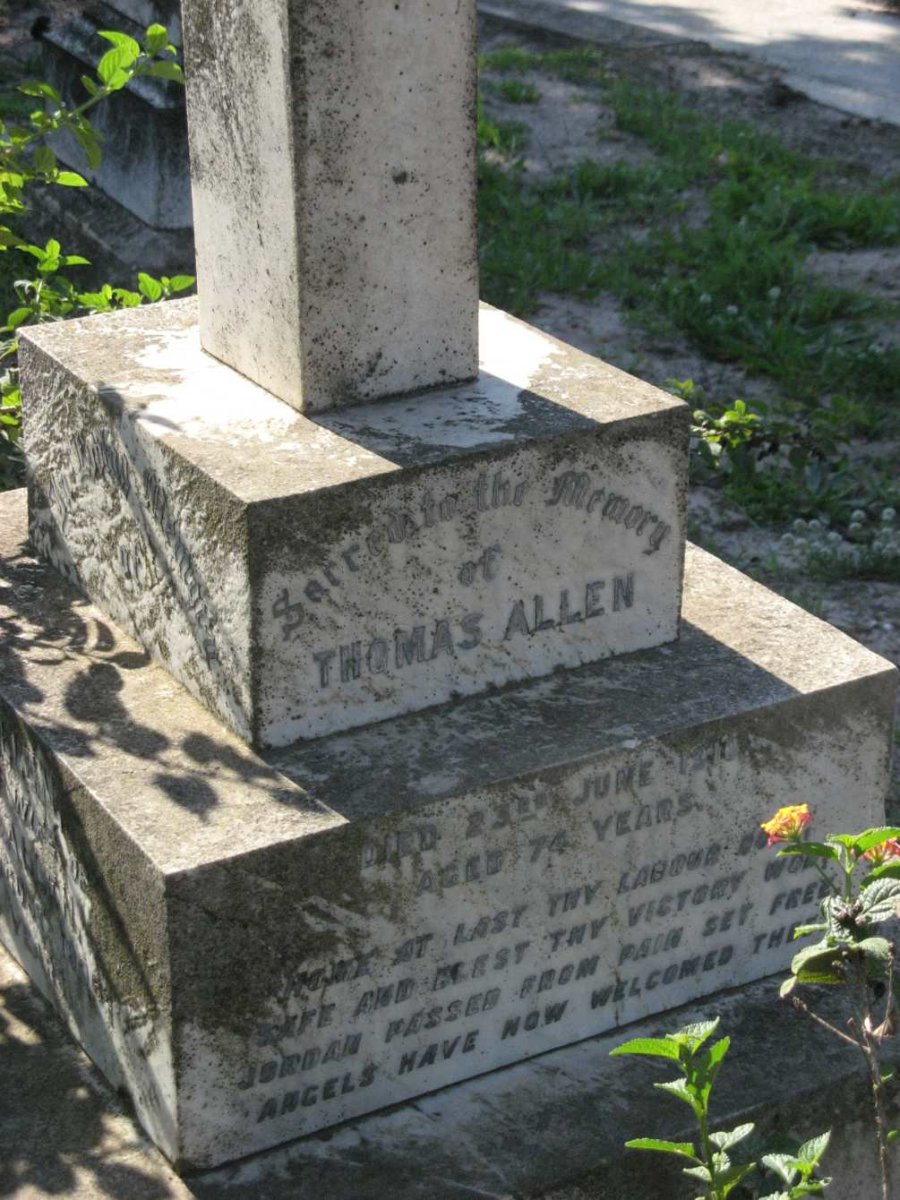 ALLEN Thomas -1910 &amp; Mary -1906