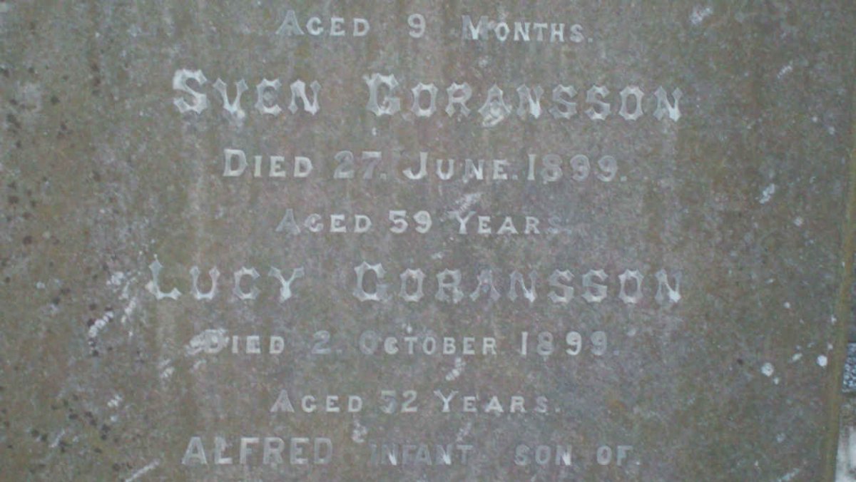 GORANSSON Sven -1899 &amp; Lucy -1899