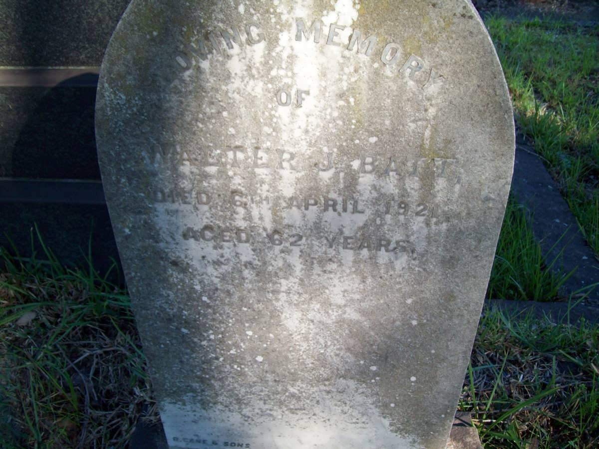 BATT Walter J. -1921